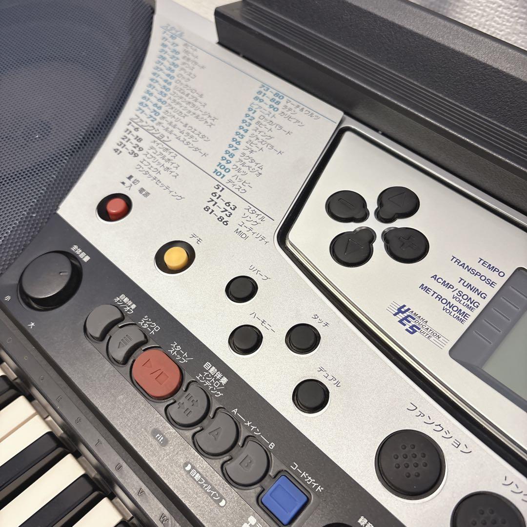 【動作確認済み】 ヤマハ PSR-340 キーボード 譜面台あり YAMAHA