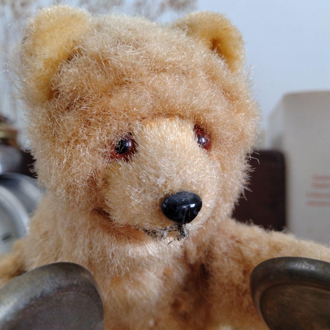 max carlアンティークベア・シンバルクマさん/ゼンマイ仕掛け