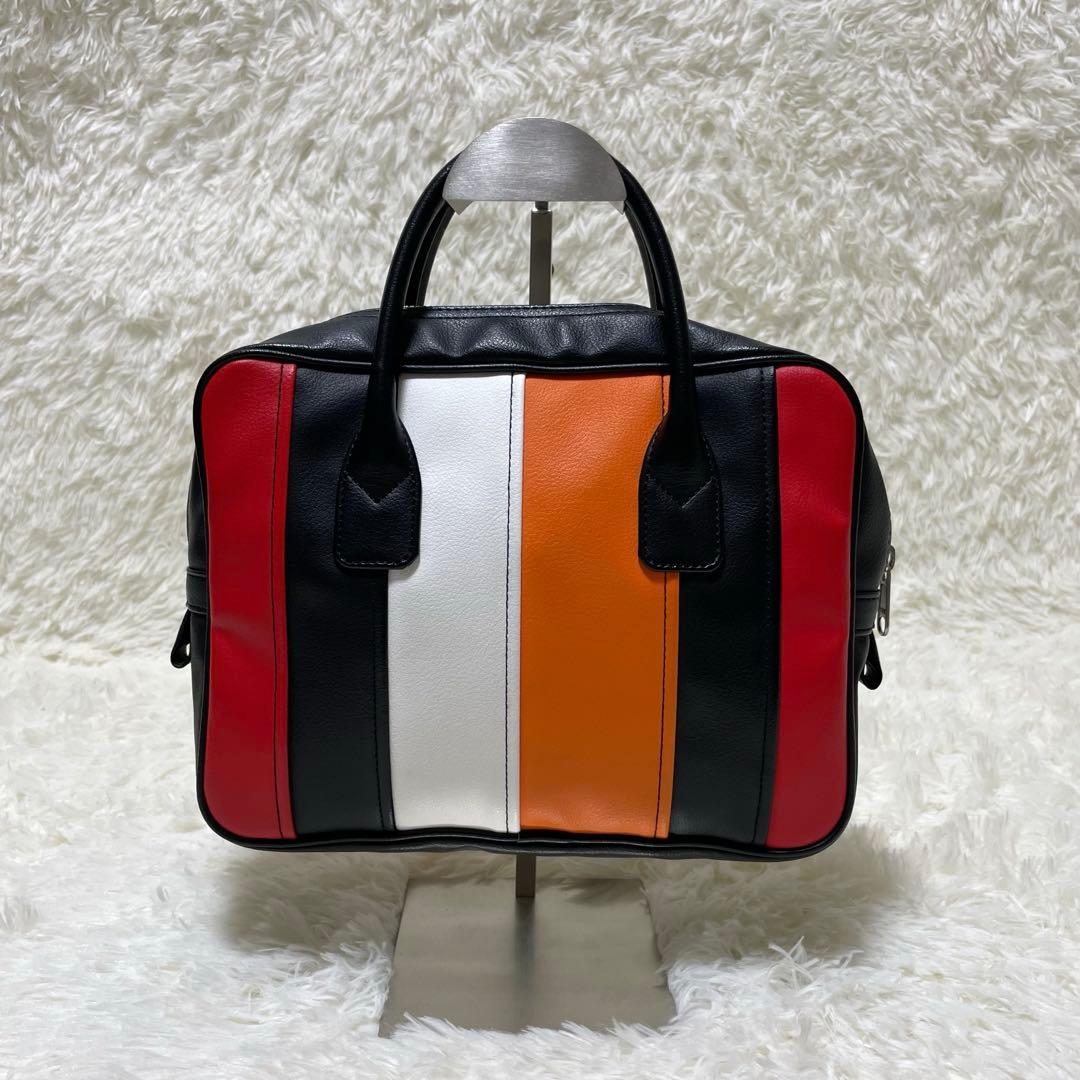 ✨未使用級✨　希少　コムデギャルソン　ハンドバッグ　マルチカラー　レザー