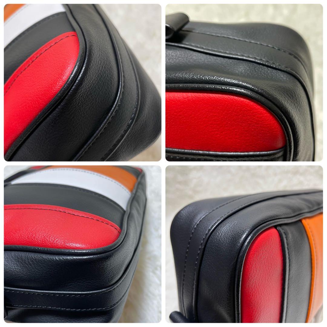 ✨未使用級✨　希少　コムデギャルソン　ハンドバッグ　マルチカラー　レザー