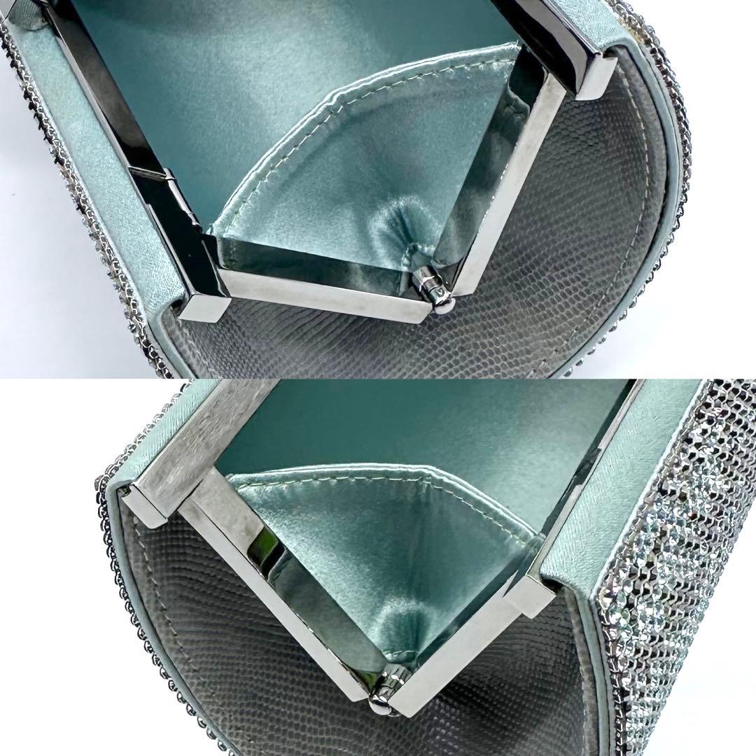 極美品✨スワロフスキー ビジュー イヴニングバッグ 2way クラッチバッグ