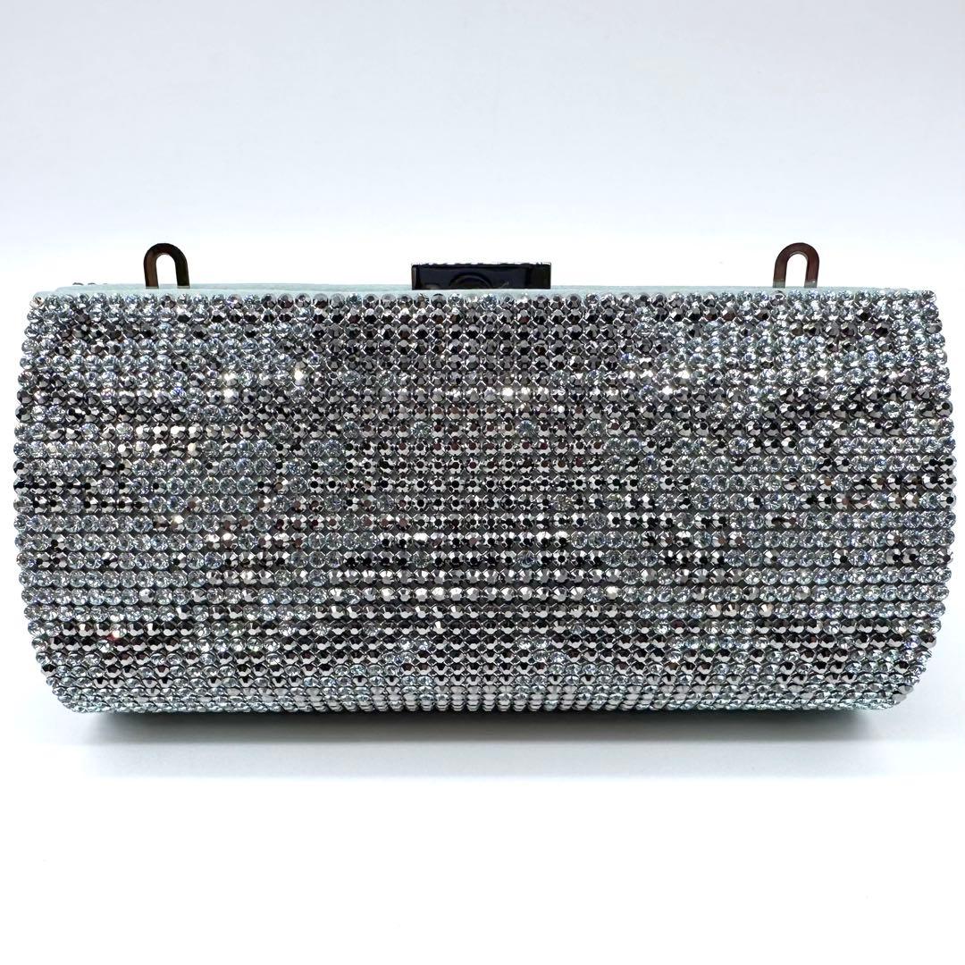 極美品✨スワロフスキー ビジュー イヴニングバッグ 2way クラッチバッグ