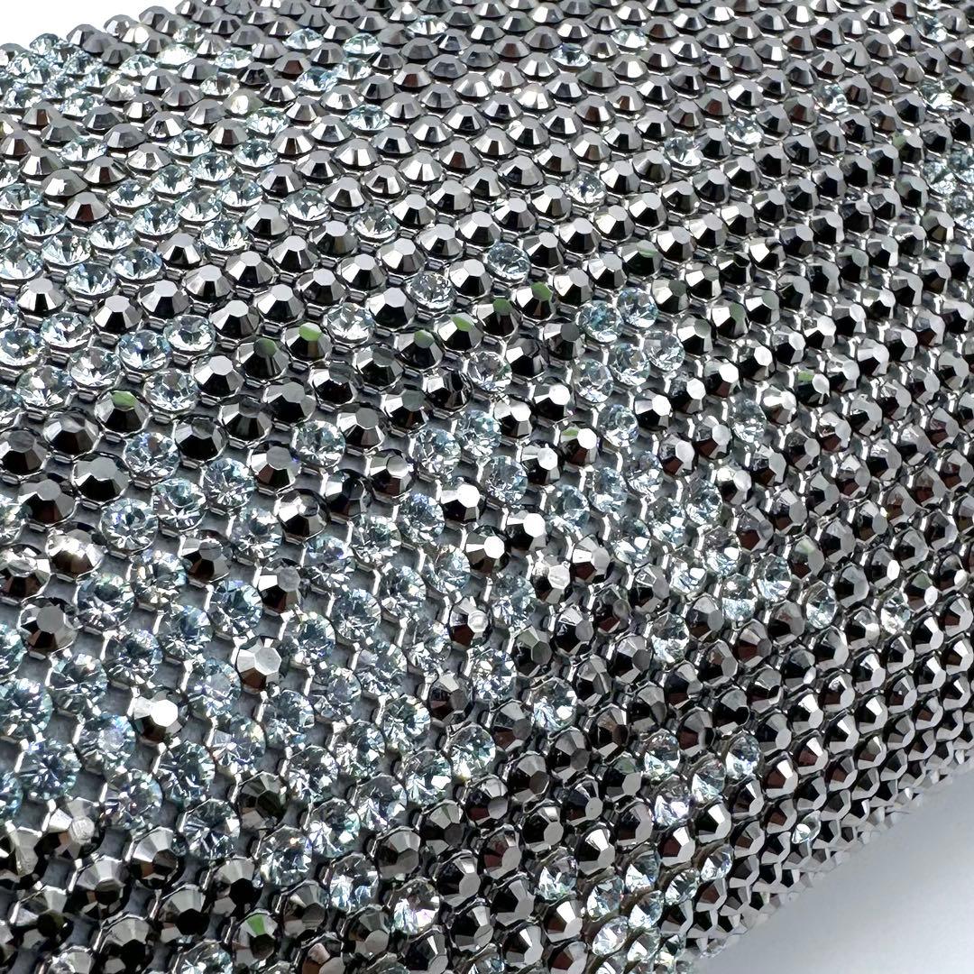 極美品✨スワロフスキー ビジュー イヴニングバッグ 2way クラッチバッグ