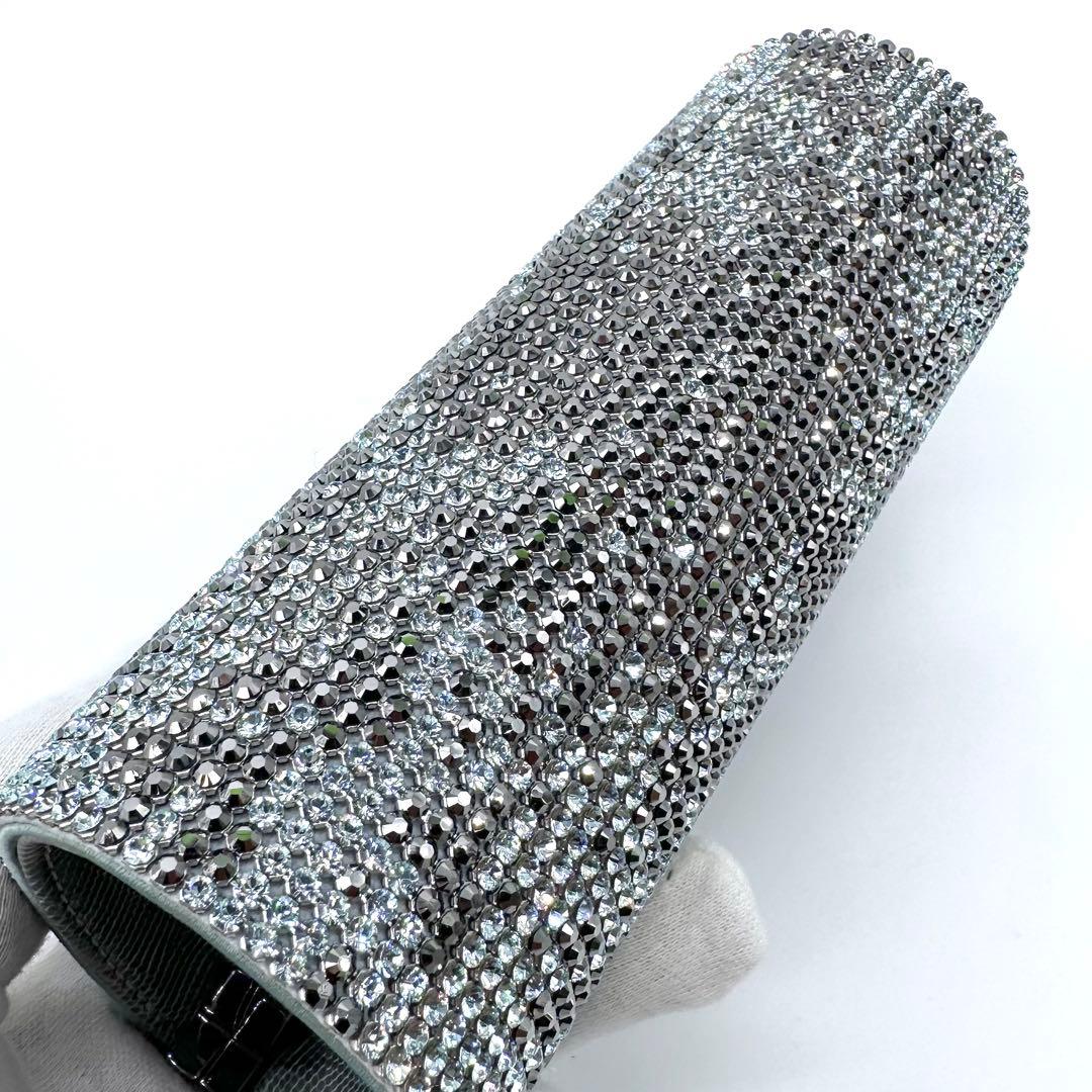 極美品✨スワロフスキー ビジュー イヴニングバッグ 2way クラッチバッグ