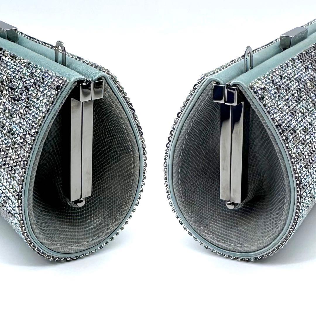 極美品✨スワロフスキー ビジュー イヴニングバッグ 2way クラッチバッグ