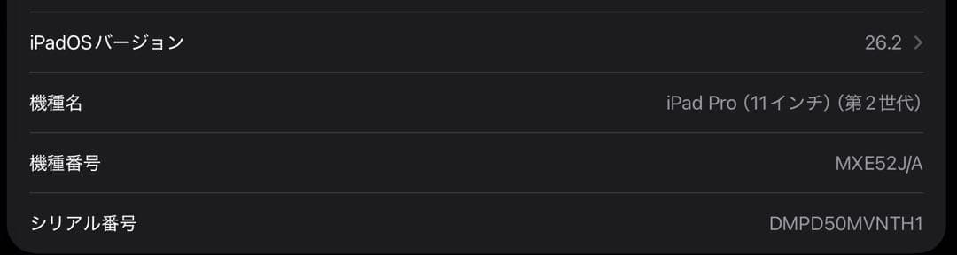 iPadPro第二世代256GB MXE52J/A とApple Pencil