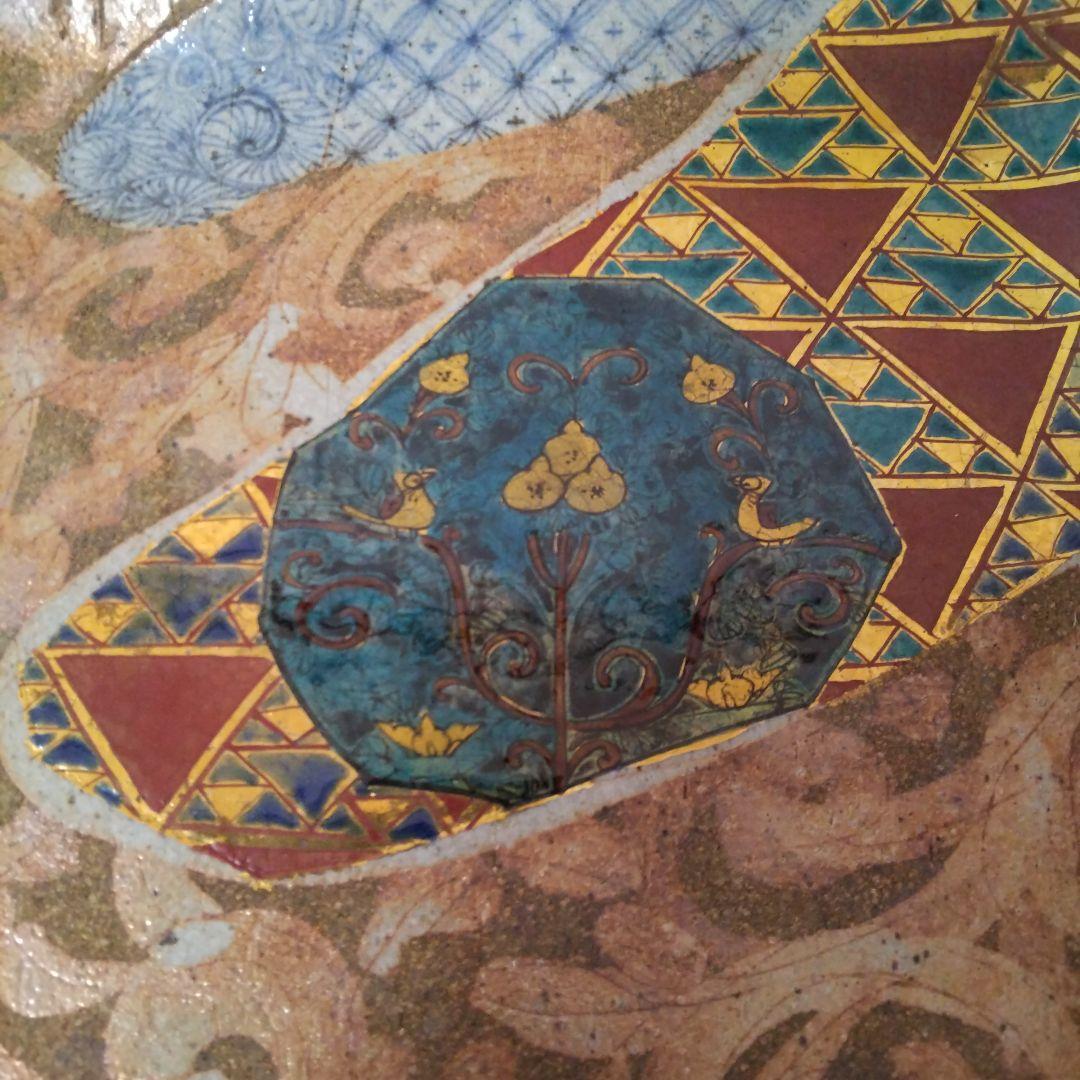 九谷焼 山本長左 飾皿 角皿 工芸品