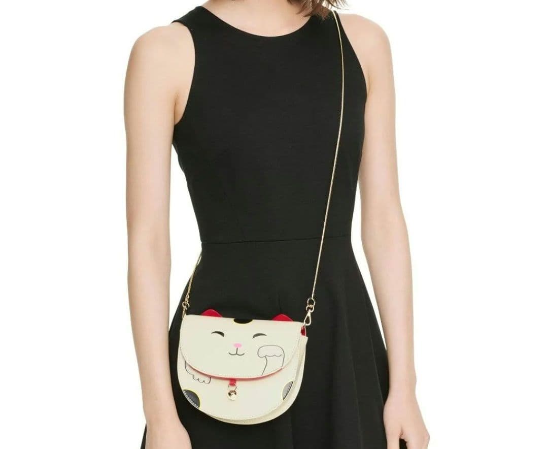 レア　kate spade　招き猫　ショルダーバッグ　希少