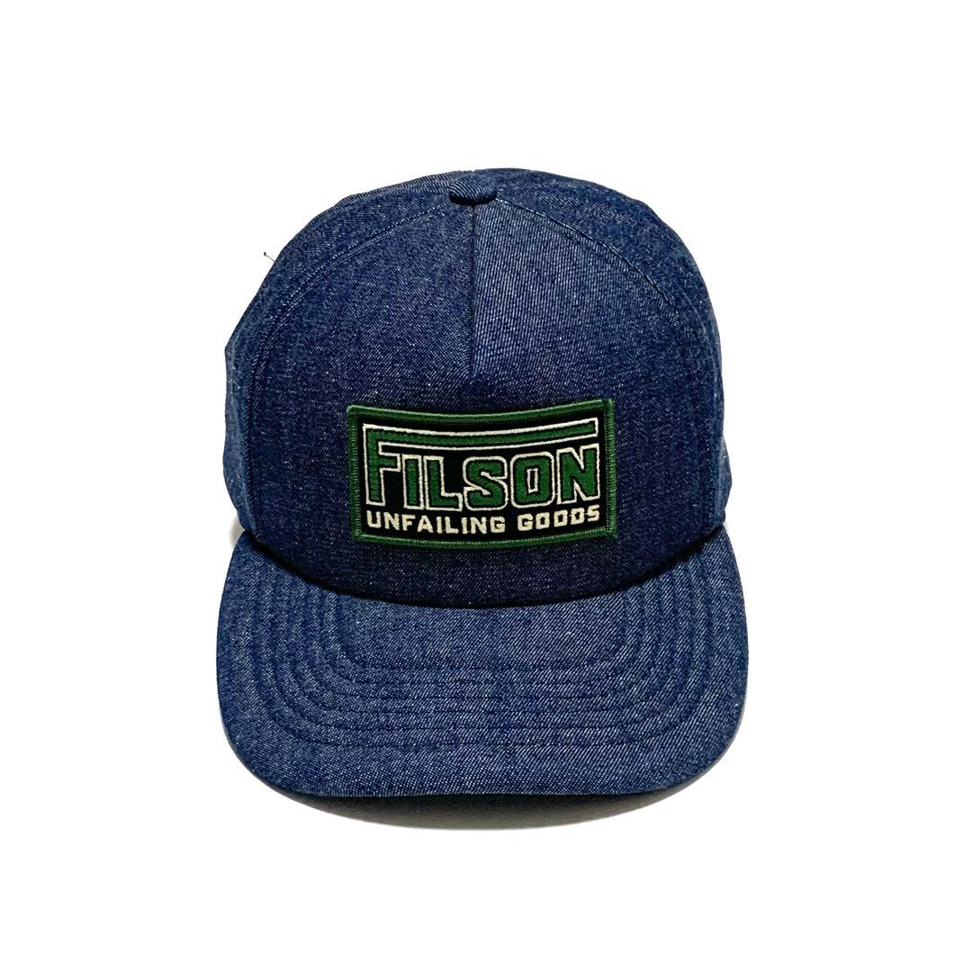 新品 Filson フィルソン スナップバック ベースボール キャップ ブルー