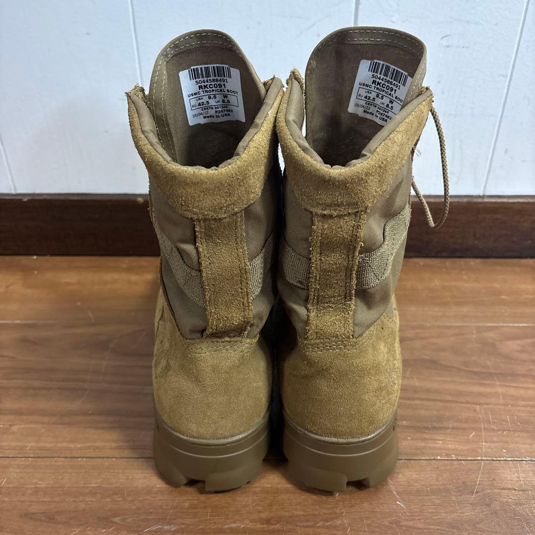 美品　米軍実物　ROCKY USMC TROPICAL BOOT US9.5W①