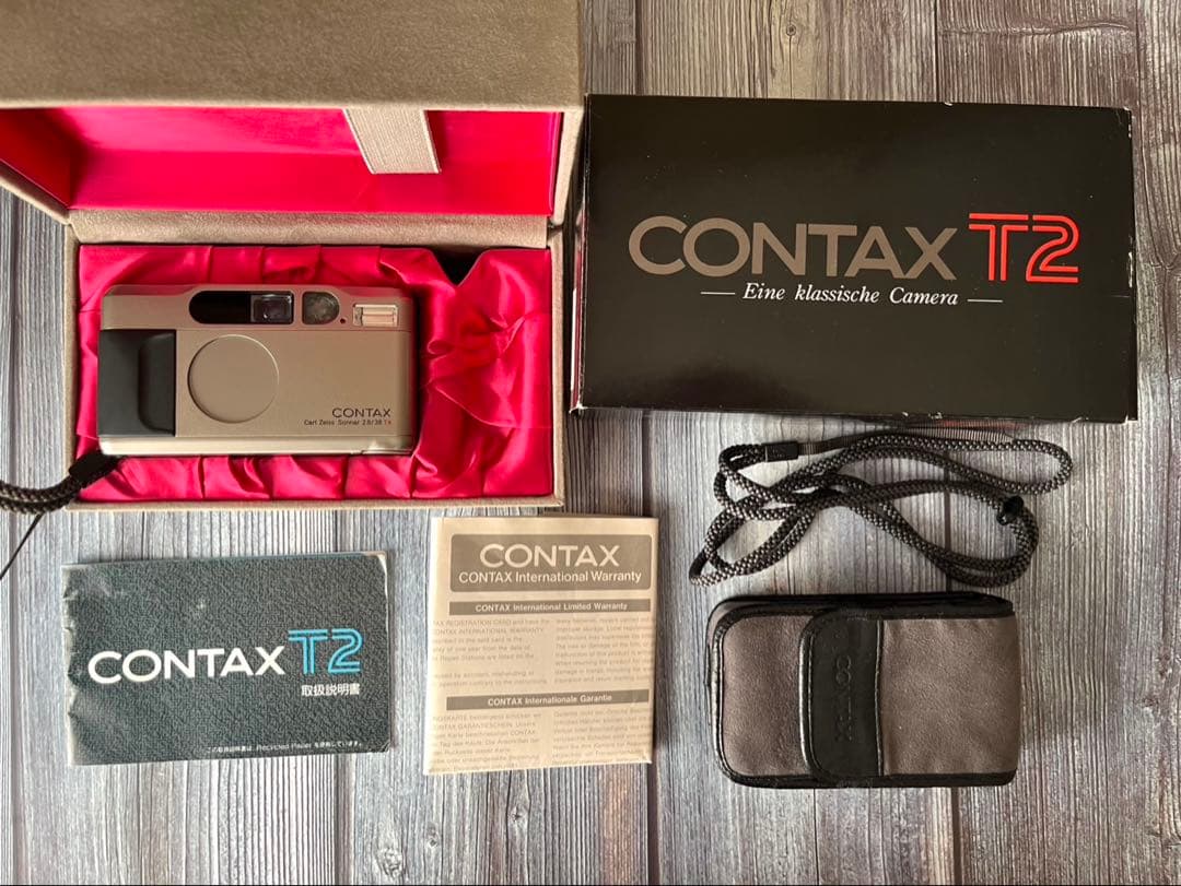 美品！CONTAX T2 シルバー コンパクトカメラ