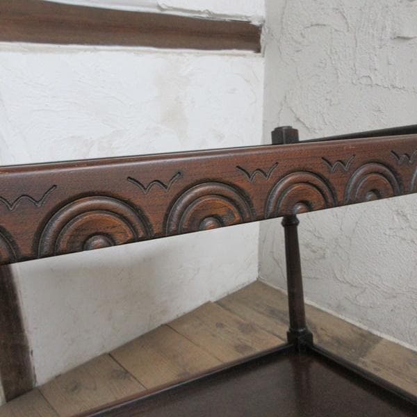 訳あり イギリス アンティーク 家具 キッチンワゴン トロリー 英国 6892d