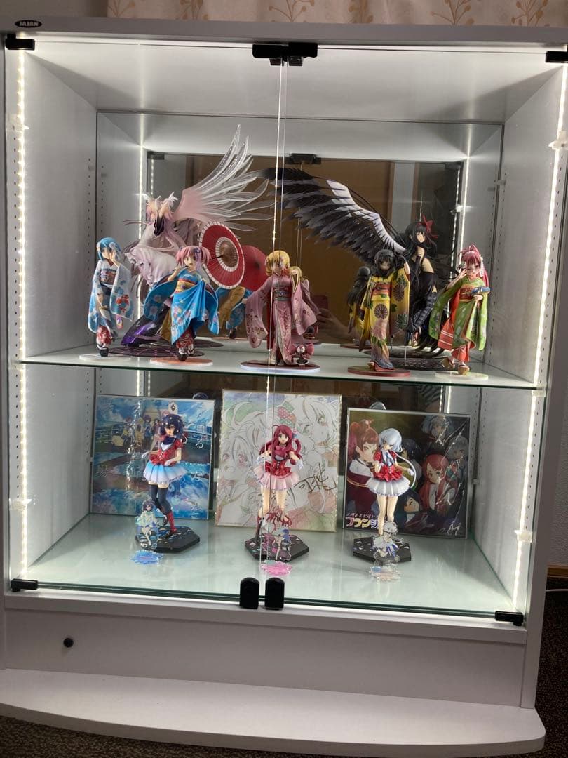 ゾンビランドサガ フィギュア3体& 深川可純氏の直筆サイン入り色紙