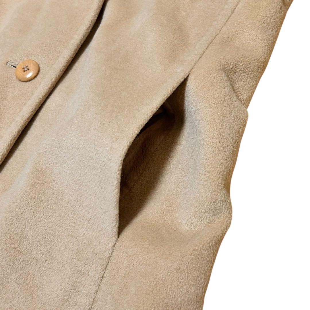 マックスマーラステュディオ ミドル丈コート アンゴラ ウール【L】ベージュ