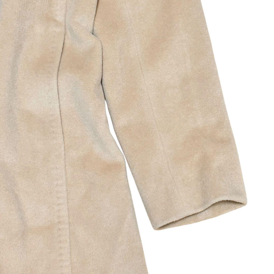 マックスマーラステュディオ ミドル丈コート アンゴラ ウール【L】ベージュ