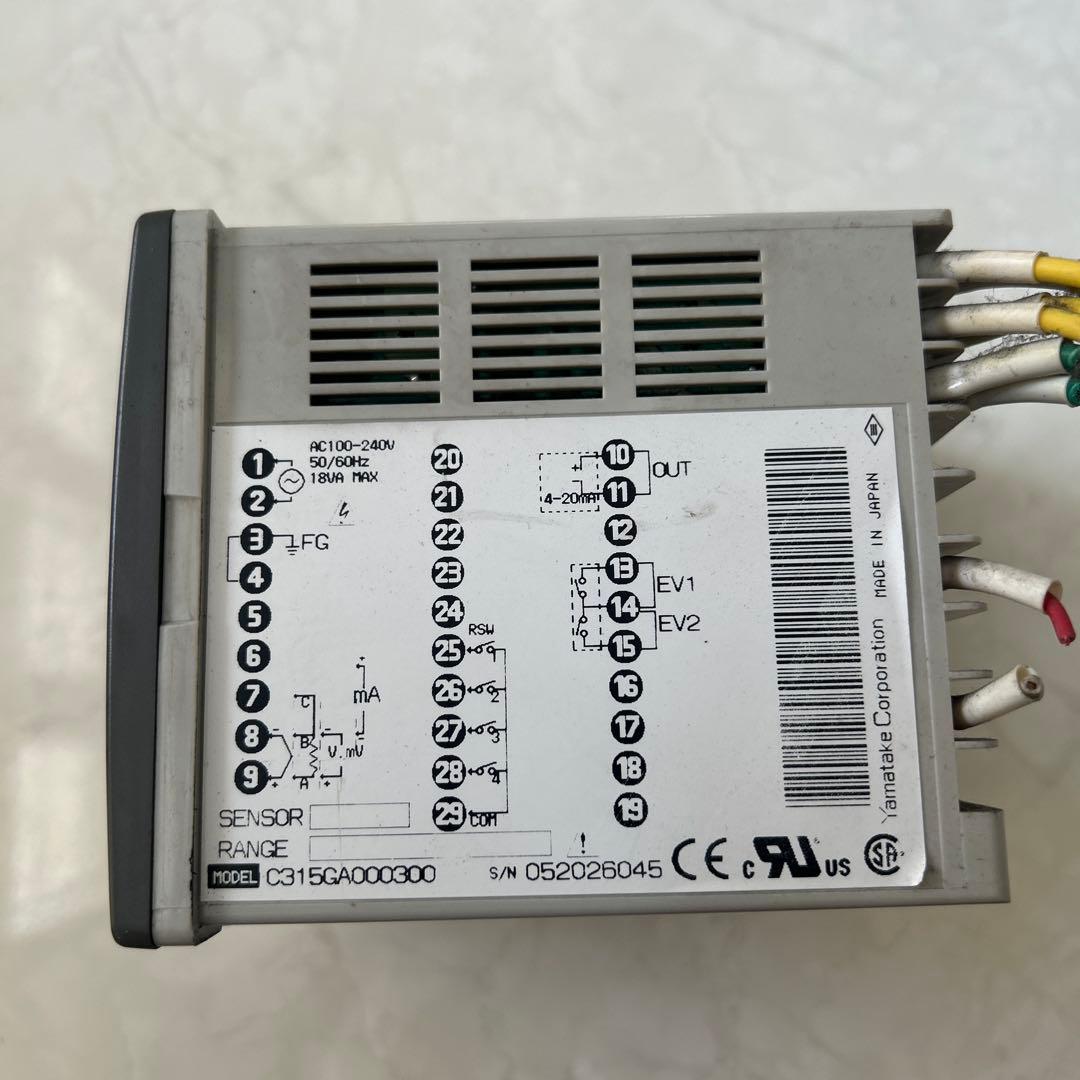 ヤマタケ アズビルazbil SDC31 C315GA000300 指示調節計