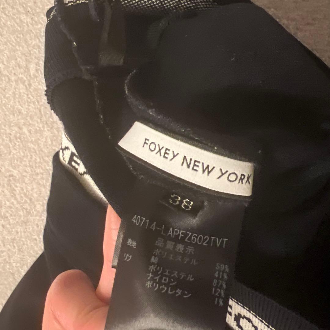 FOXEY ガウチョパンツ ブラック 38