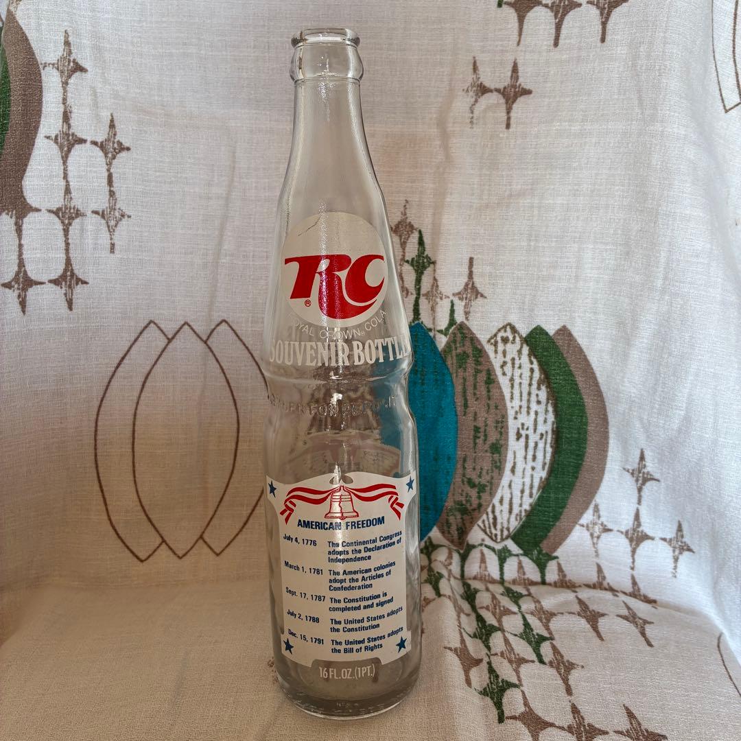 レア！70's RC COLAコーラ瓶アメリカアンティーク雑貨USAヴィンテージ