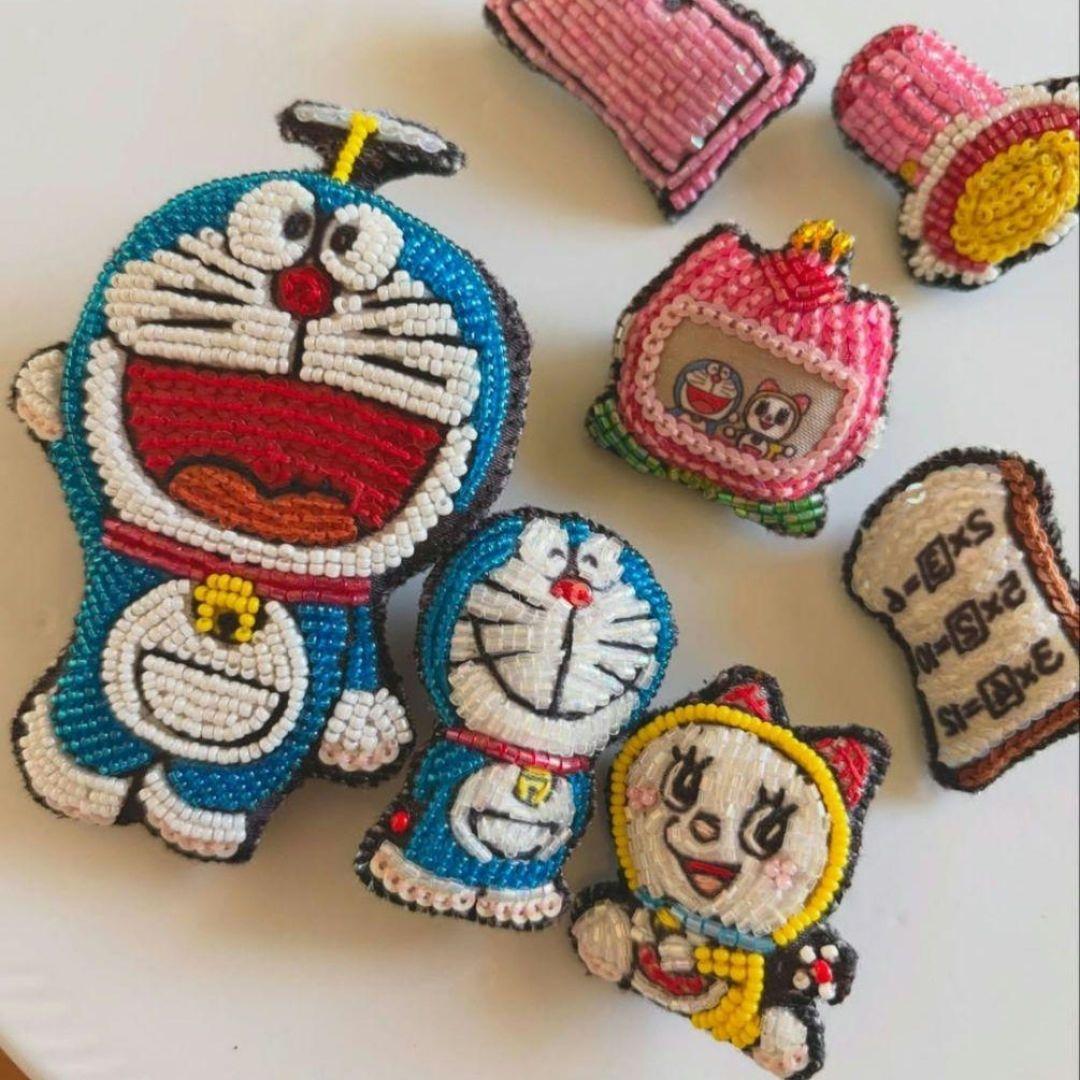ドラえもん 刺繍ブローチ 藤子不二雄ミュージアム tamaoworld