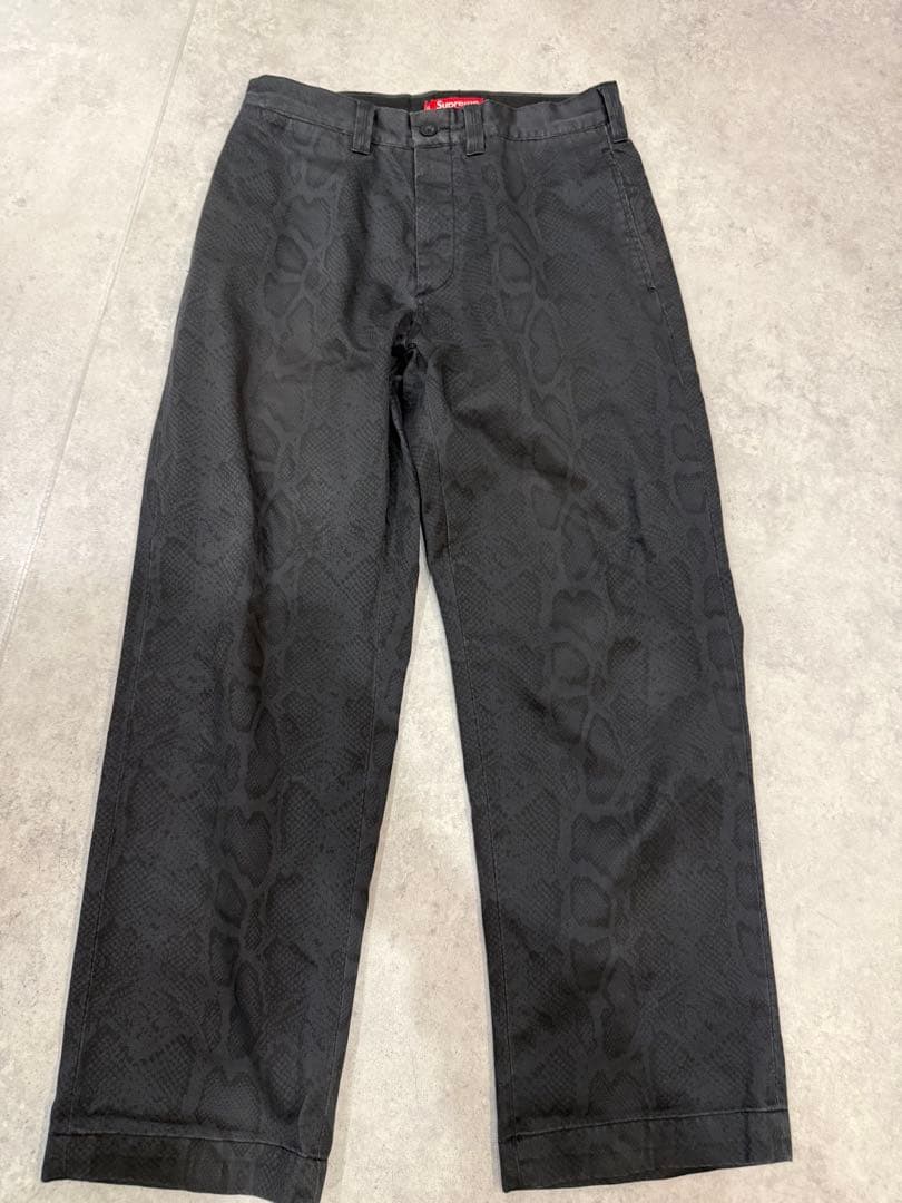 パンツ Supreme Snake Print Chino Pant w30