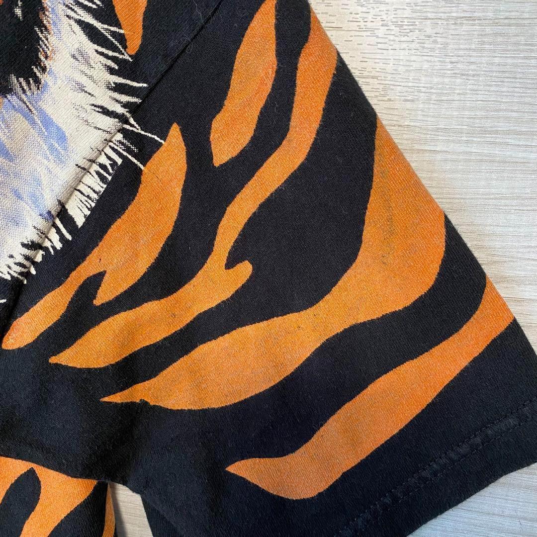 【入手困難】リキッドブルー　アニマルプリント Tシャツ　虎　タイガー　総柄　海外