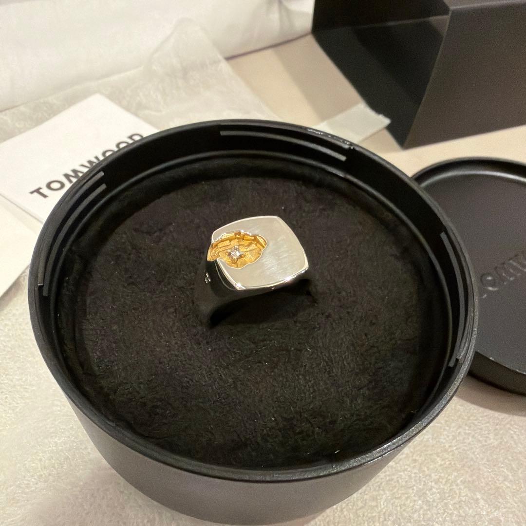 TOM WOOD MIned Ring Large Diamond サイズ60