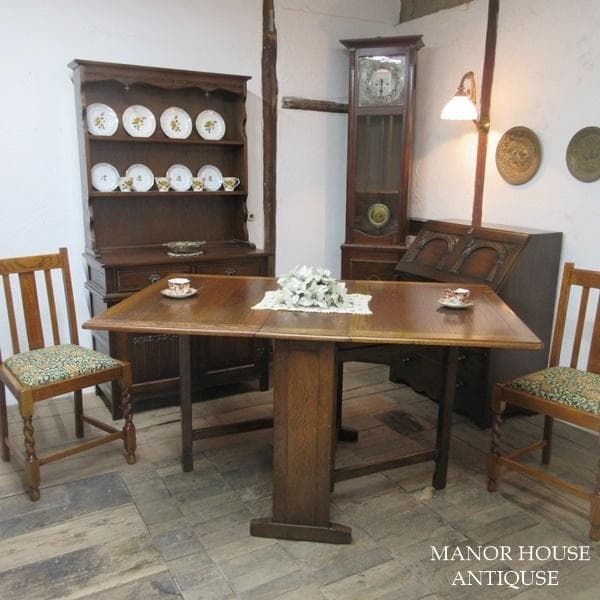 イギリス アンティーク 家具 ゲートレッグテーブル ダイニング 英国 6208d