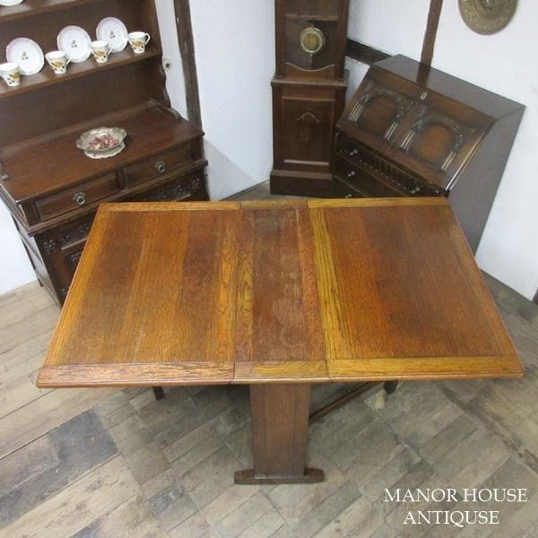 イギリス アンティーク 家具 ゲートレッグテーブル ダイニング 英国 6208d