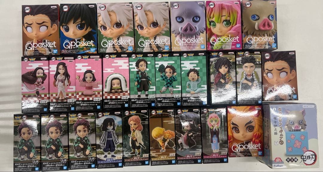 鬼滅の刃 ワールドコレクタブルフィギュア まとめ売り Qposket