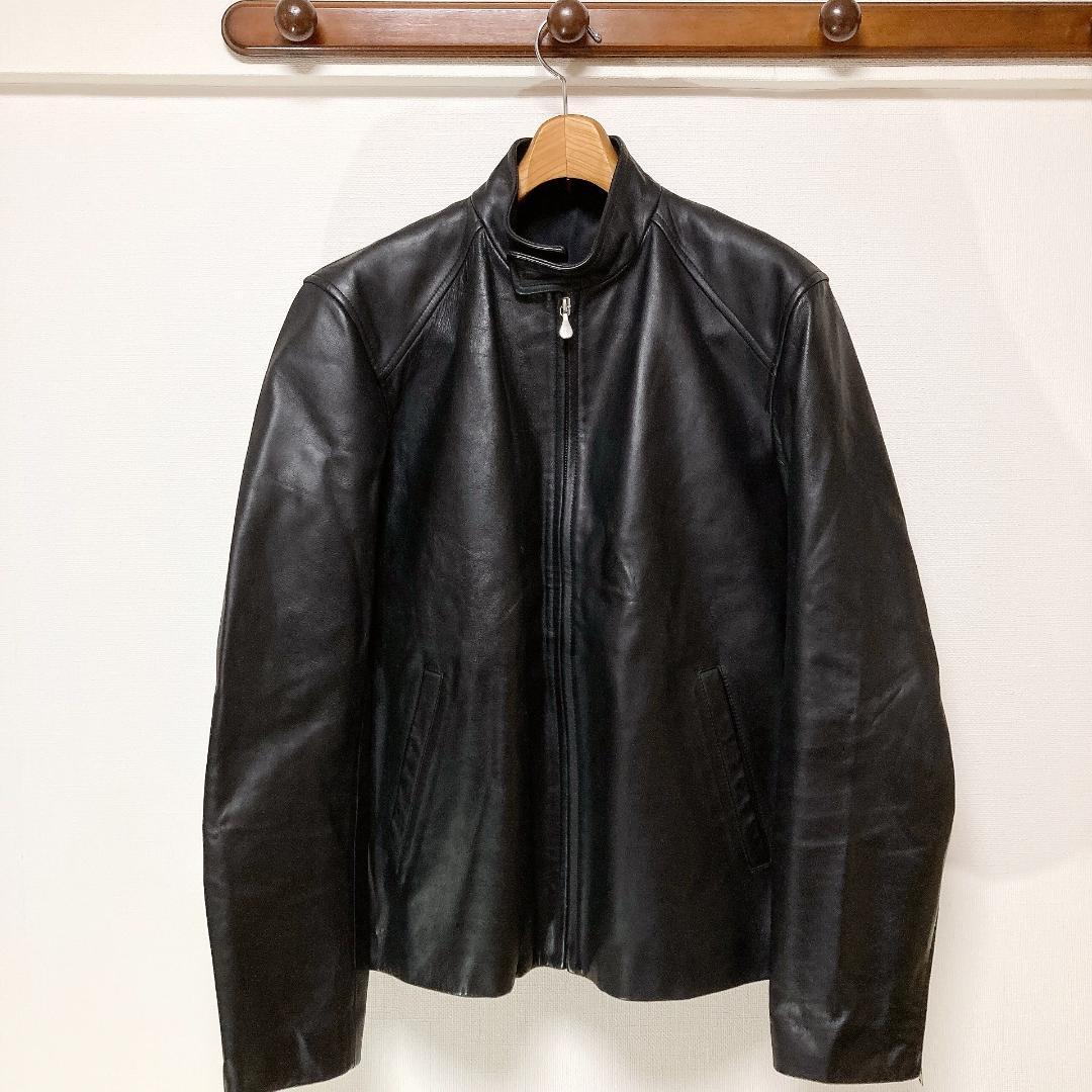 PS PAUL SMITH ライダースジャケット 馬革 ブラック L