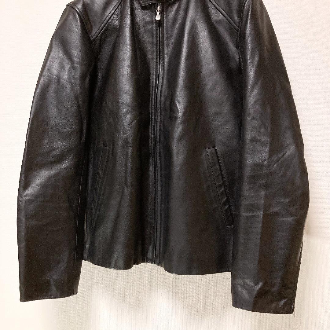 PS PAUL SMITH ライダースジャケット 馬革 ブラック L