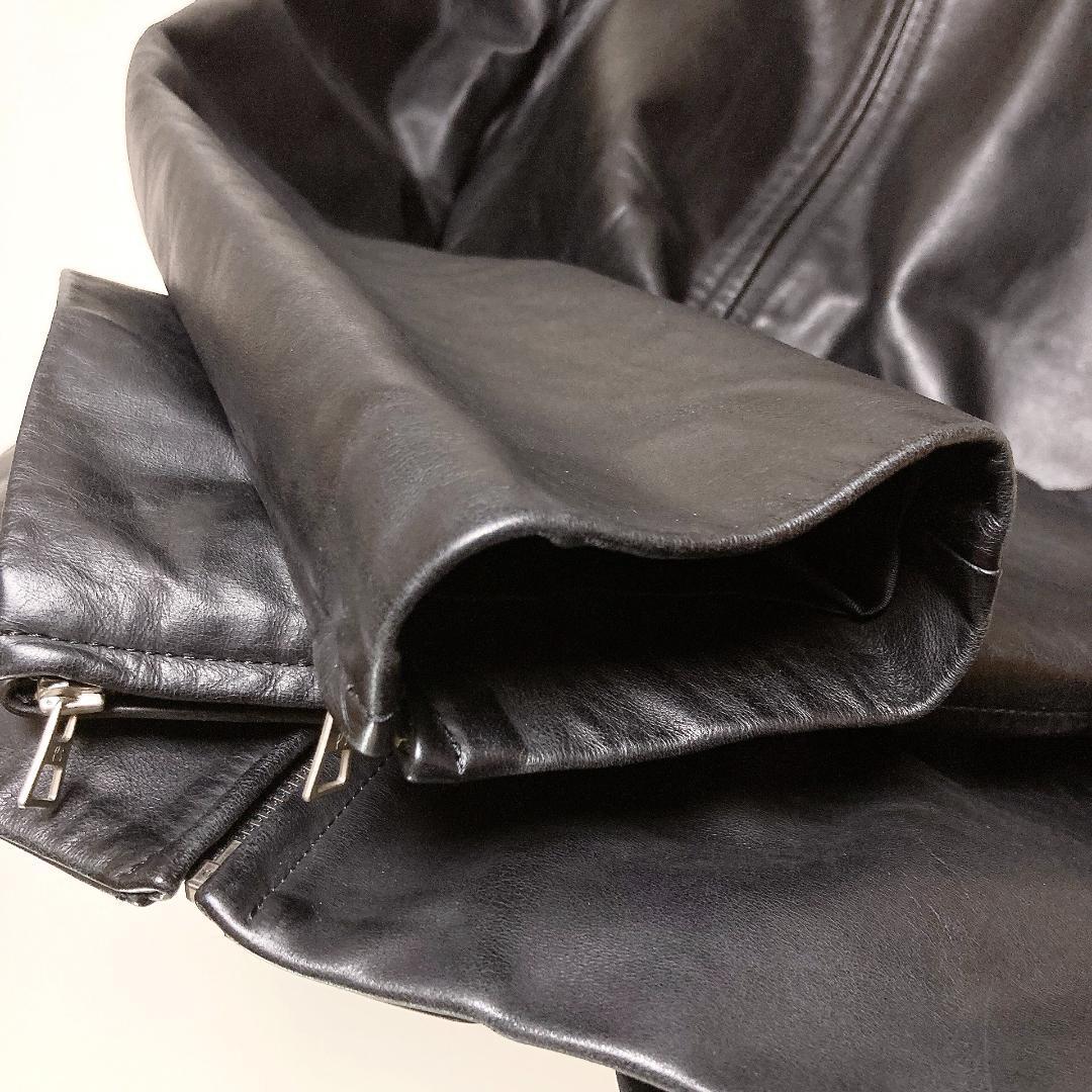 PS PAUL SMITH ライダースジャケット 馬革 ブラック L