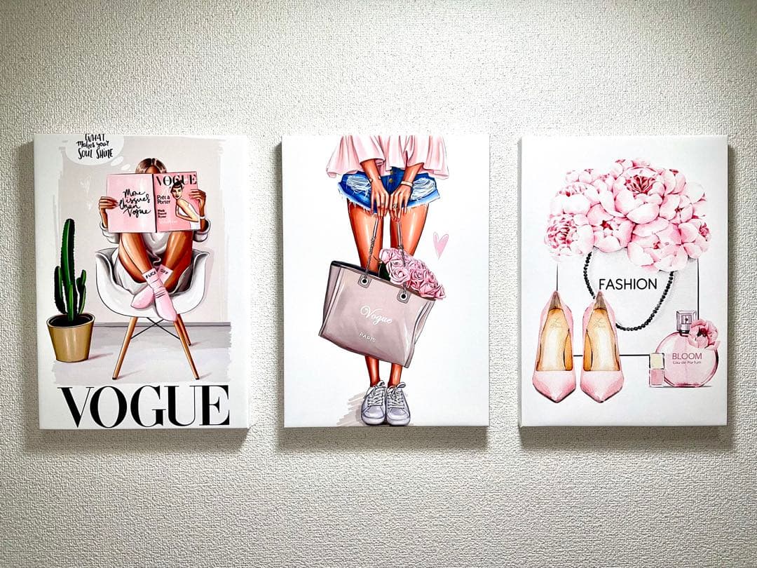 No.5木枠付きキャンバスアート　ブランドアートポスターアートパネル　インテリア