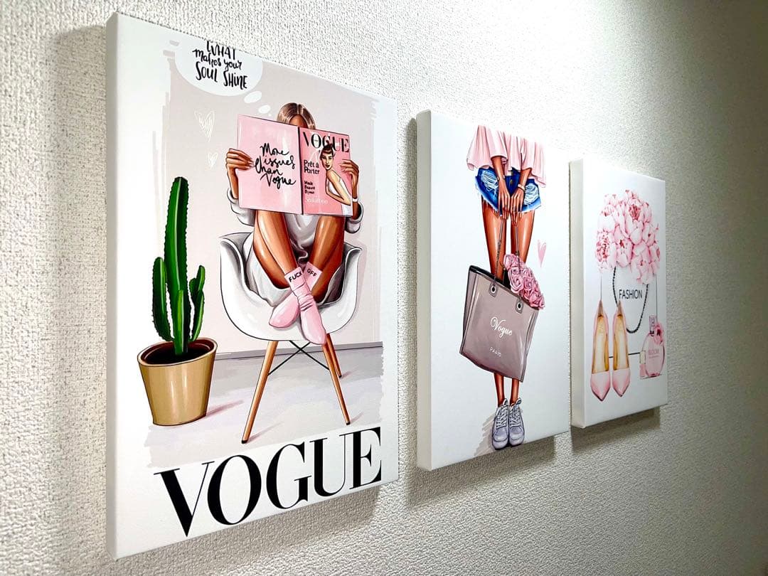 No.5木枠付きキャンバスアート　ブランドアートポスターアートパネル　インテリア