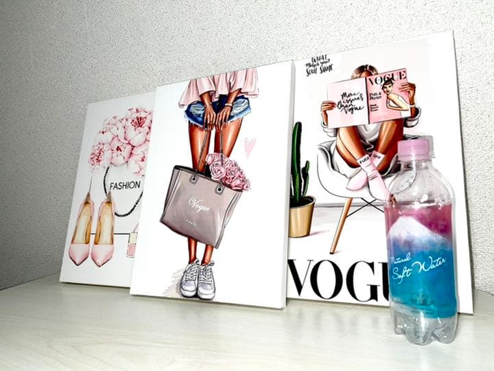 No.5木枠付きキャンバスアート　ブランドアートポスターアートパネル　インテリア