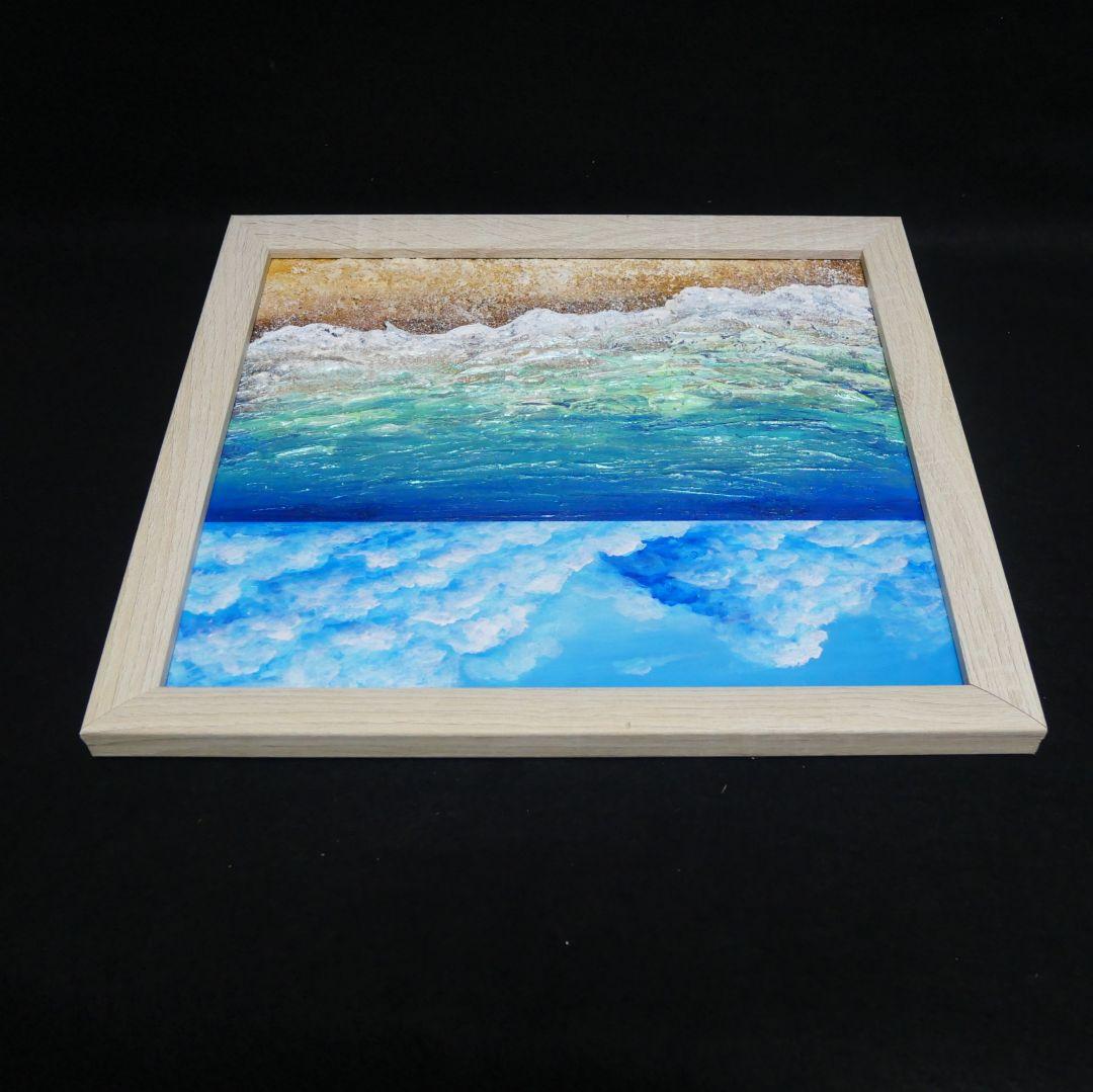 油絵 油彩 油彩画 絵 絵画【夏の海】