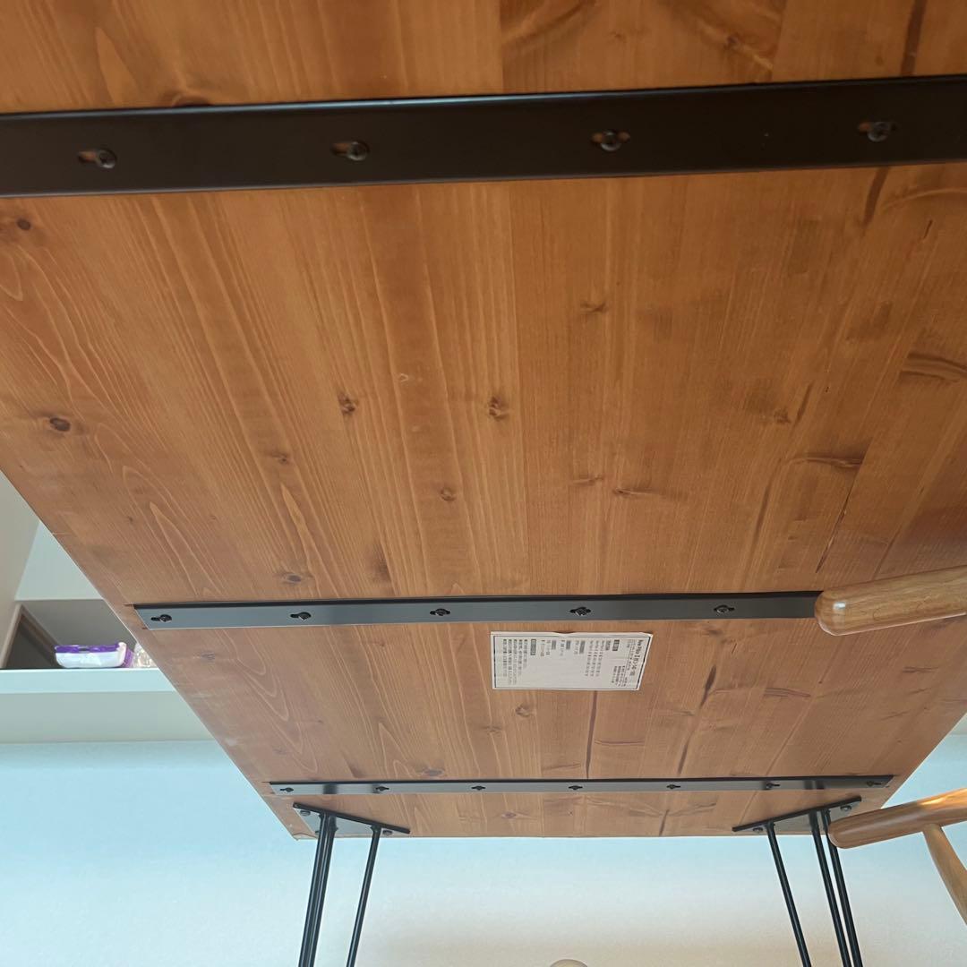 【55shoben kid様】lowya 120センチ　長方形ダイニングテーブル