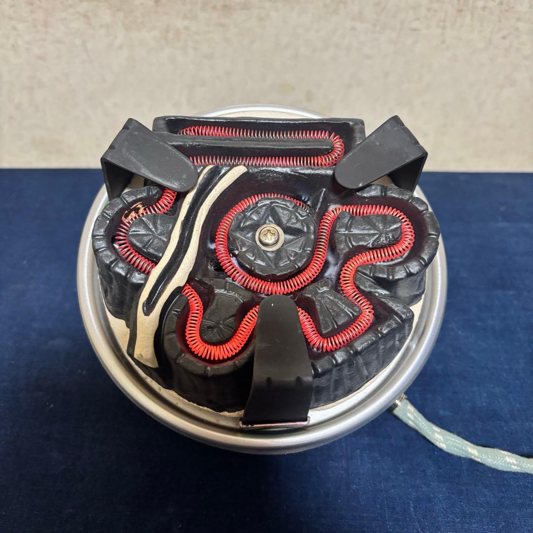 角谷紗村造/琉球風炉釜/茶釜/炉釜/野々田電熱器/敷板/底瓦/茶道具/お点前道具