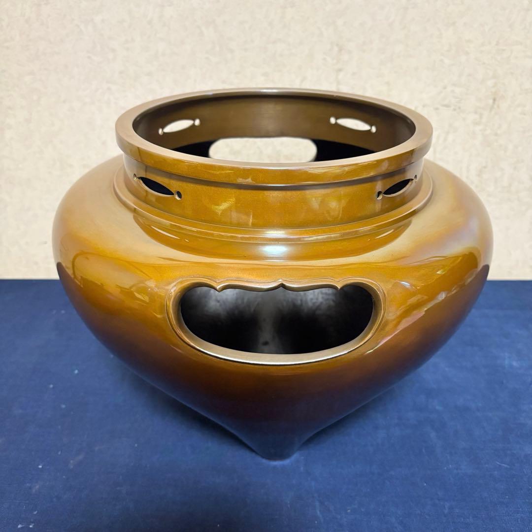 角谷紗村造/琉球風炉釜/茶釜/炉釜/野々田電熱器/敷板/底瓦/茶道具/お点前道具