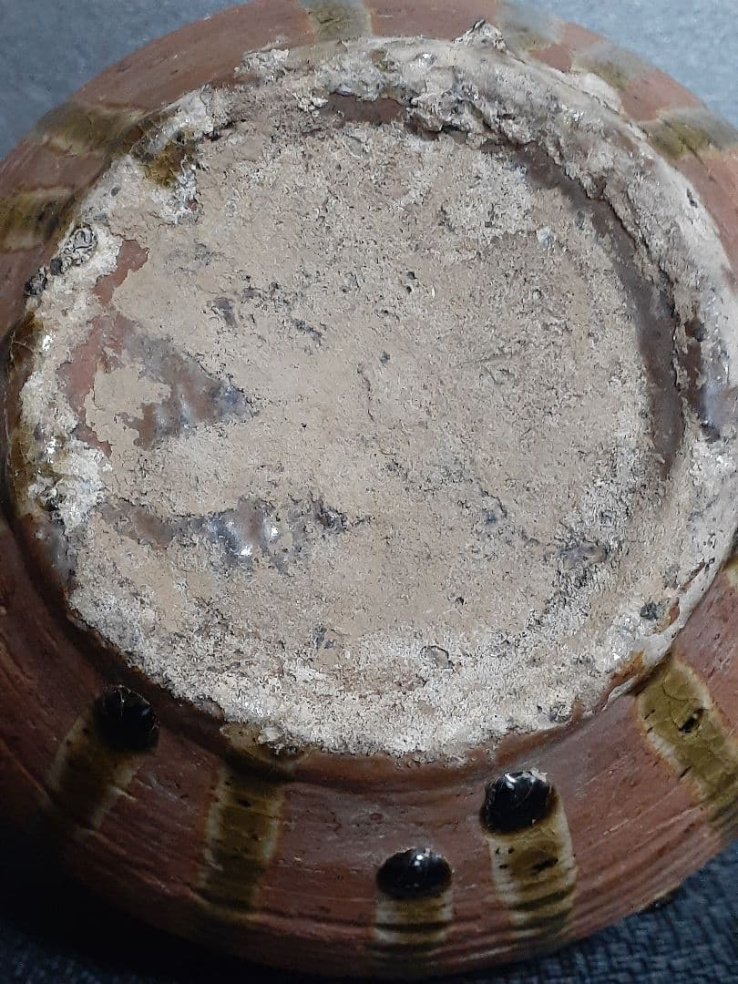 伝】平安～鎌倉時代　古瀬戸　灰釉　双耳広口　壺【検索　須恵器　猿投　新羅　土器