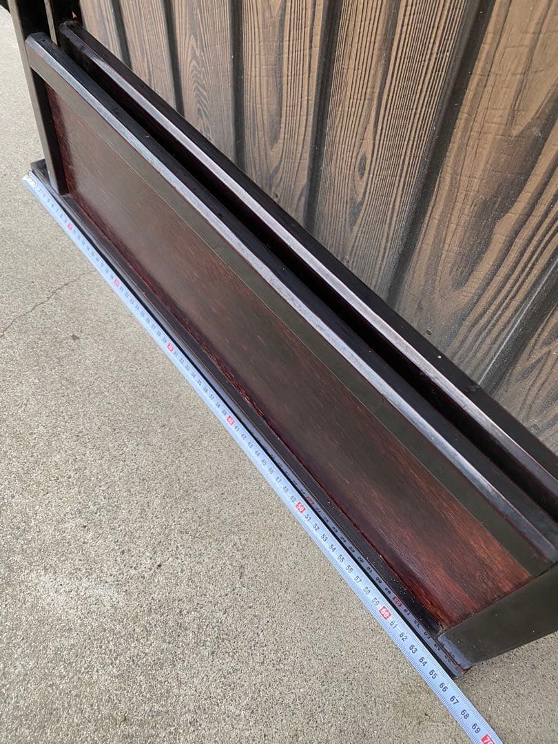 衣桁　和風ハンガーラック　着物掛け　和家具　和小物　黒衣桁