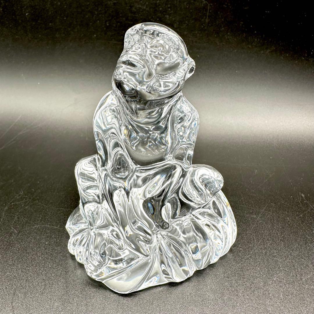 Baccarat バカラ 干支オーナメント 申 猿 美品