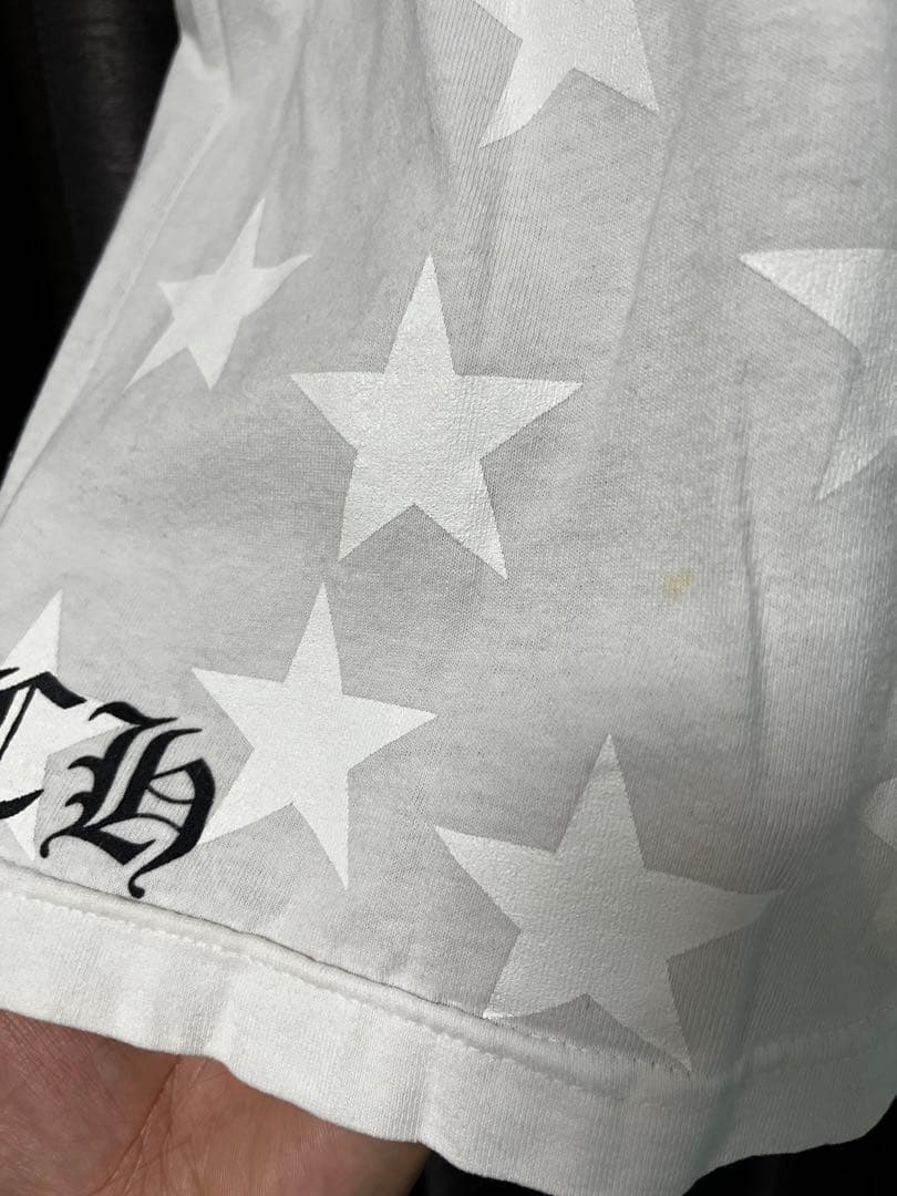 CHROME HEARTS オールドクロムハーツ 星柄プリント Tシャツ