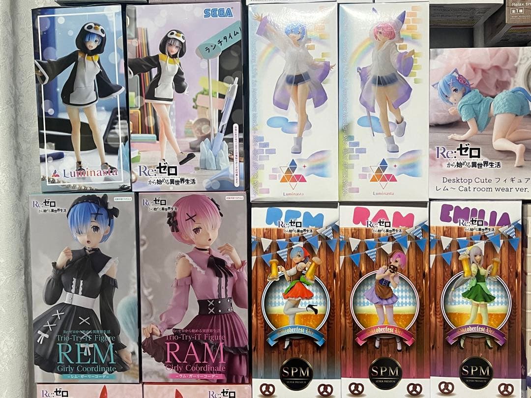 【非売品】 リゼロ レム ラム エミリア フィギュア 40種 まとめ売り