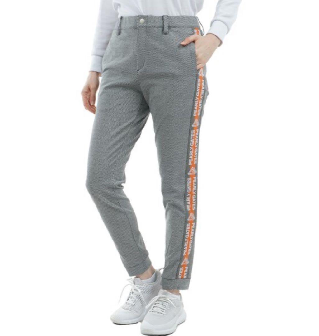 【新品】パーリーゲイツ リンクスジャカードカルゼ ノータックパンツ レディース