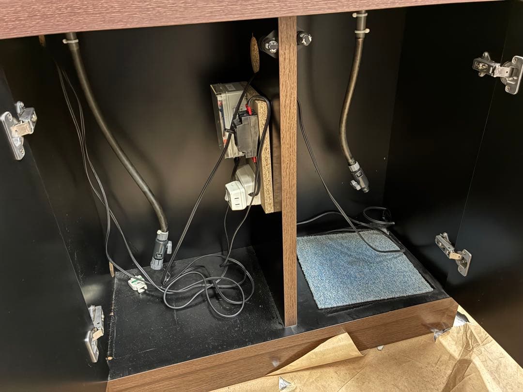 M*E様 750×350×510 特注ガラス水槽＋カバー＋台付き 発送不可！