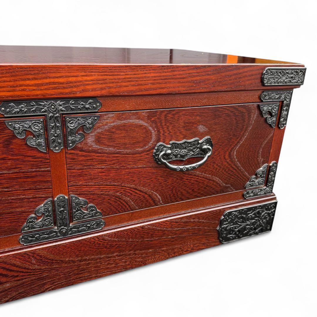 吉野民芸 木製箪笥 タンス　チェスト　大川家具　ケヤキ　国産　日本製　境木工