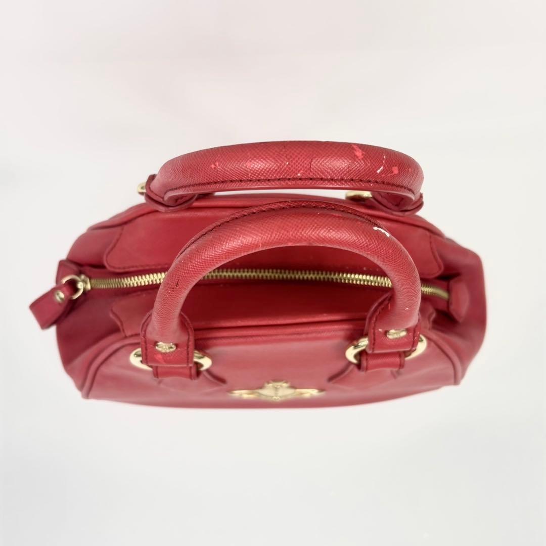 【人気】ヴィヴィアンウエストウッド　ヤスミン　オーブ　チェック柄　ハンドバック