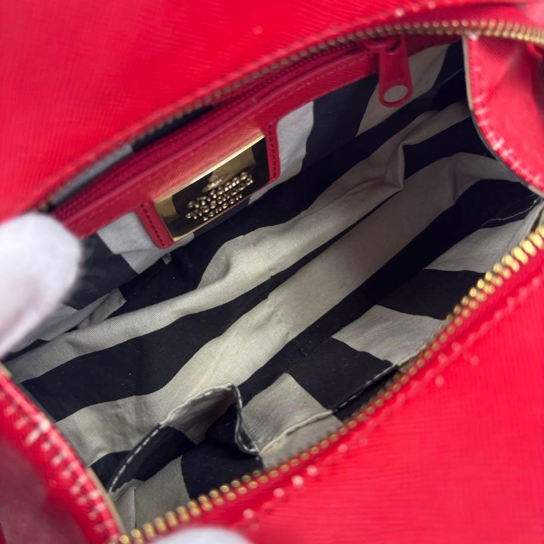 【人気】ヴィヴィアンウエストウッド　ヤスミン　オーブ　チェック柄　ハンドバック