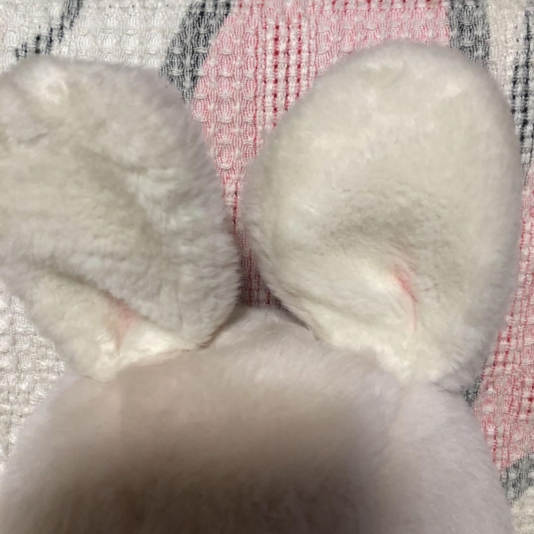 昭和レトロ　吉徳　うさぎ　薄いピンク色　ぬいぐるみ　中古品